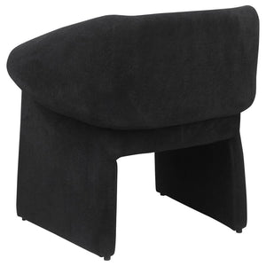Ramsey - Upholstered Sloped Arm Accent Chair - Black