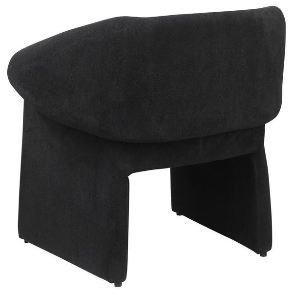 Ramsey - Upholstered Sloped Arm Accent Chair - Black