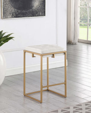  these two modern glam stools offer a refreshingly chic style for bars and countertops. Slim