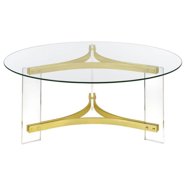  clear acrylic legs enhance the modern design