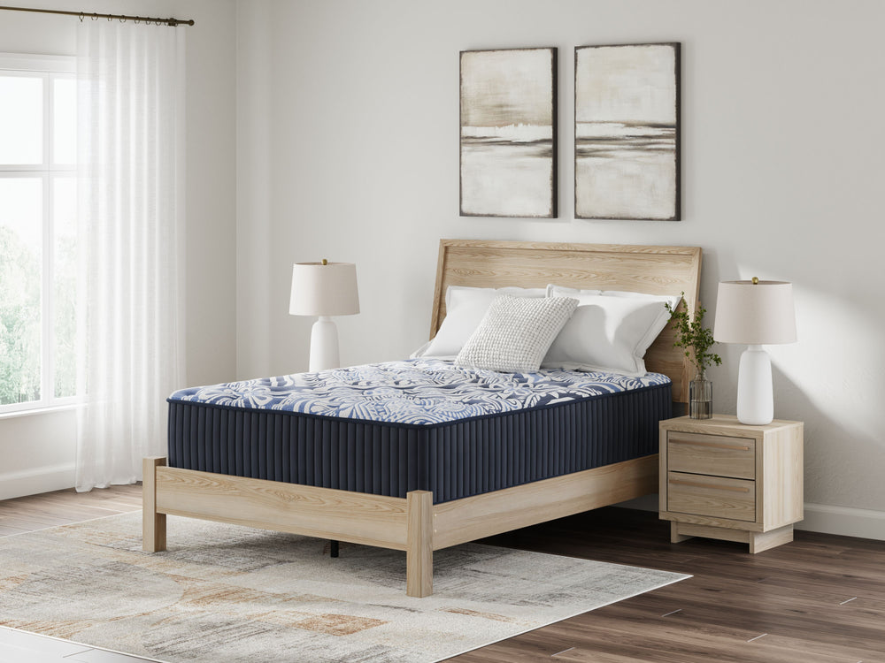 Reap the benefits of restorative sleep with the firm feel of this queen mattress. Layers of cushioned comfortâ€”including memory foam, plush quilt foam and latexâ€”conform to your body to relieve pressure points. Snoozing side by side with a partner or pe