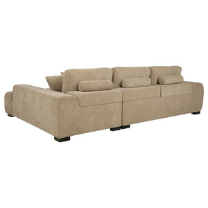  neutral upholstery envelops a sturdy