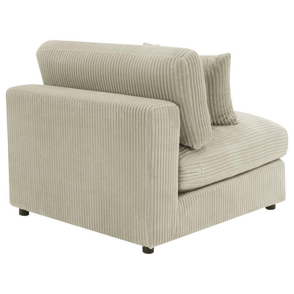 Blaine - Upholstered Armless Chair - Sand