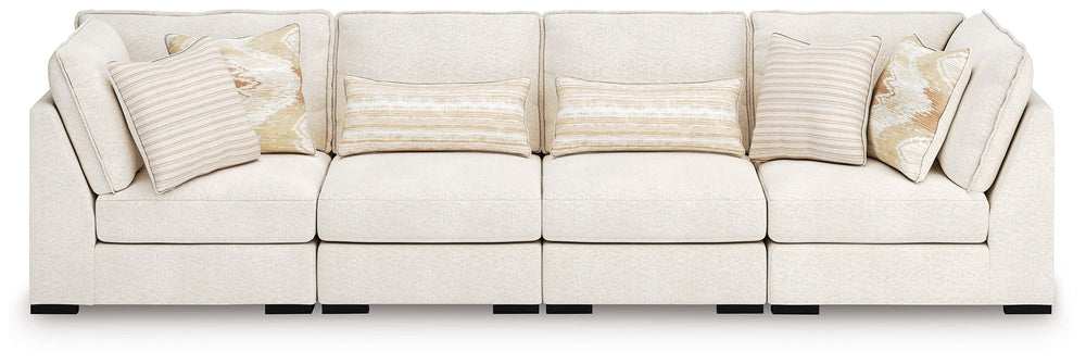 Smartly designed for everyday life, this modular sectional is perfect for active households. Its high-performance Next-Gen Nuvellaâ„¢ fabric is oh-so-easy to clean, allowing this plush seating to keep its beautifully contemporary yet functional form.<br/>
