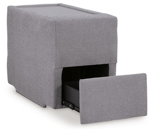 Modmax - Granite - 3-Piece Sectional With Storage Console