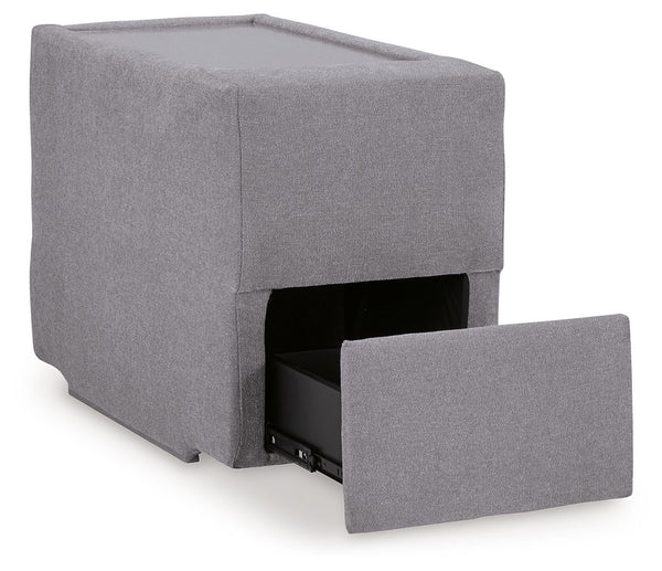 Modmax - Granite - 4-Piece Sectional With Storage Console