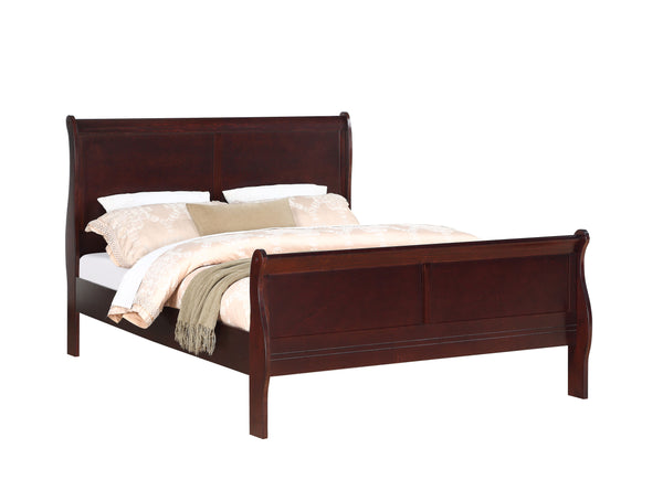 Louis Philip-Queen Bed-Brown<h4><b>Louis Philip - Queen Headboard, Footboard - Cherry</b></h4> <table width="100%"><colgroup><col style="width: 30%"> <col style="width: 70%"> </colgroup> <tbody> <tr> <td>Dimensions</td> <td> 62.38"L x 89.88"D x 46.88"H</t