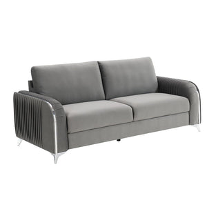 Wenona - Sofa - Gray Velvet