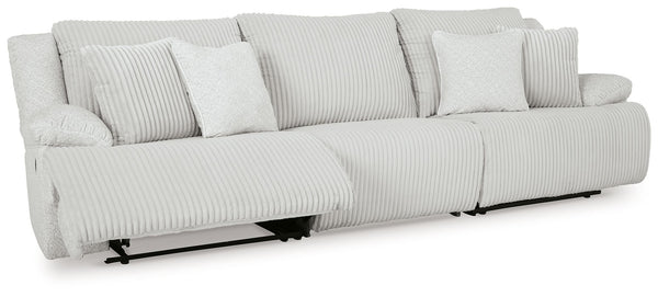 Top Tier - Alloy - 3-Piece Reclining Sectional Sofa