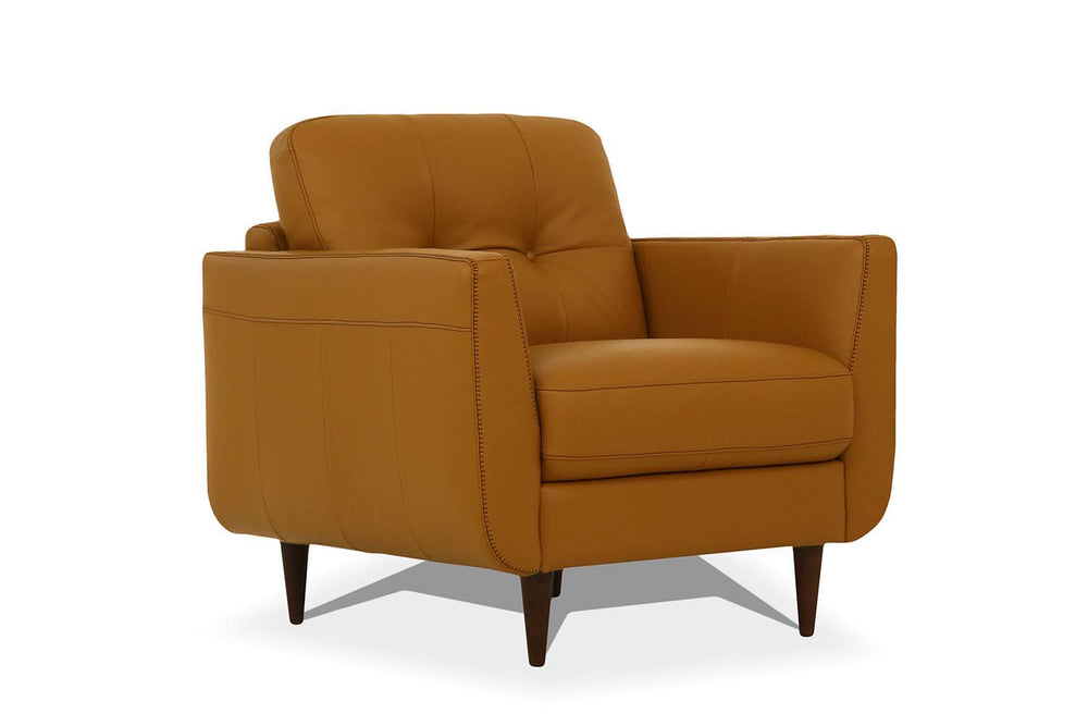 Assembled, Loose Back & Tight Seat Cushion (1+1), Button Tufted CONSTRUCTION SEAT: Webbing