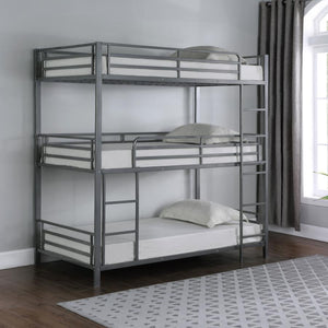  there is plenty of space for large families and sleepovers. This is durably crafted from metal in a striking gunpowder finish. Sturdy safety