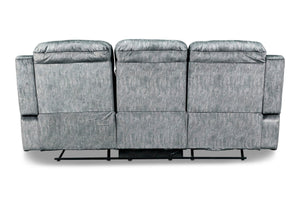 Tango - Dual Recliner Sofa With Power Footrest - Shadow