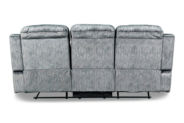 Tango - Dual Recliner Sofa With Power Footrest - Shadow