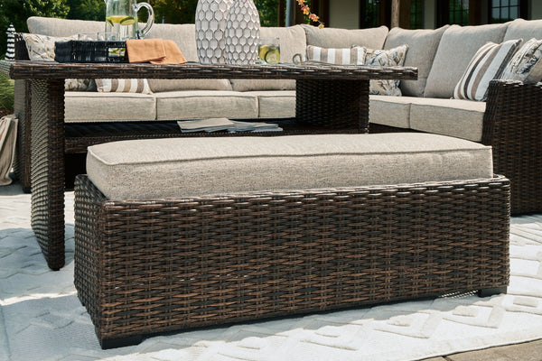  Bench With Cushion (Set of 3)