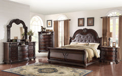 Step into a world where classic elegance meets timeless design with our exquisite bedroom collection. Designed for those who covet regal charm and functionality, this suite features rich, deep wood tones that evoke the grandeur of an aristocratic estate. 