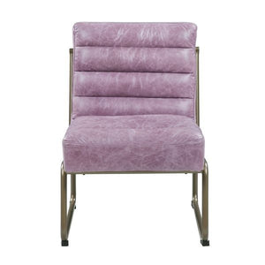 Loria - Accent Chair - Wisteria - Top Grain Leather