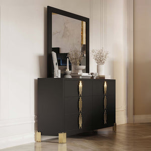Empire - Dresser & Mirror - Black