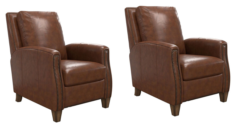 The Hunter features padded backs and sides with a heavyweight double upholstered back flap, offering a clean tailored look. Crafted with predominately high-quality North American hides, this chair ensures a luxurious feel wherever you sit and touch. In ad
