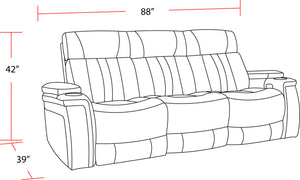 Royce - Power Reclining Sofa And Recliner - Fantom Ivory