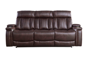 Royce - Power Reclining Sofa And 2 Recliners - Fantom Brown