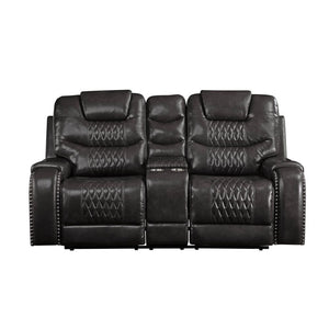 KD Back, Motion Reclining Function Tight Back & Seat Cushion (2+2) Diamond Tufted, Nail-head Trim [RA] CONSTRUCTION: Pocket Coil Cushion, Sinuous Spring Seat, Inside Frame: Metal & Wood (Hemlock/Fir, Ply), Foam (D28) CUSHION: Tight () BACKREST: Tight Cush