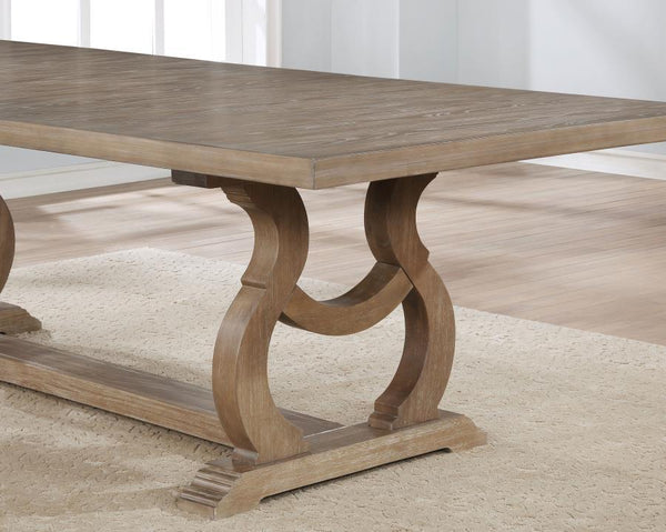 Brockway - Extension Leaf Dining Table - Barley Brown