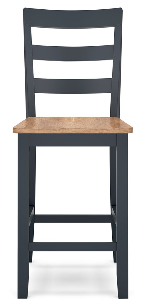 Gesthaven - Natural / Blue - Barstool (Set of 2)