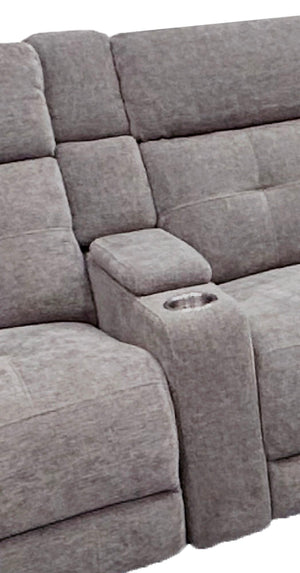 Richland - Entertainment Thin Console - Bristol Gray