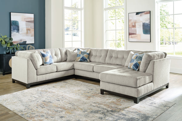  on-trend style meets functionality in this this seating package. Details like tufted cushions and a wrap-around accent base reflect your urban contemporary tastes while staying versatile as your style changes. And with its soft upholstery