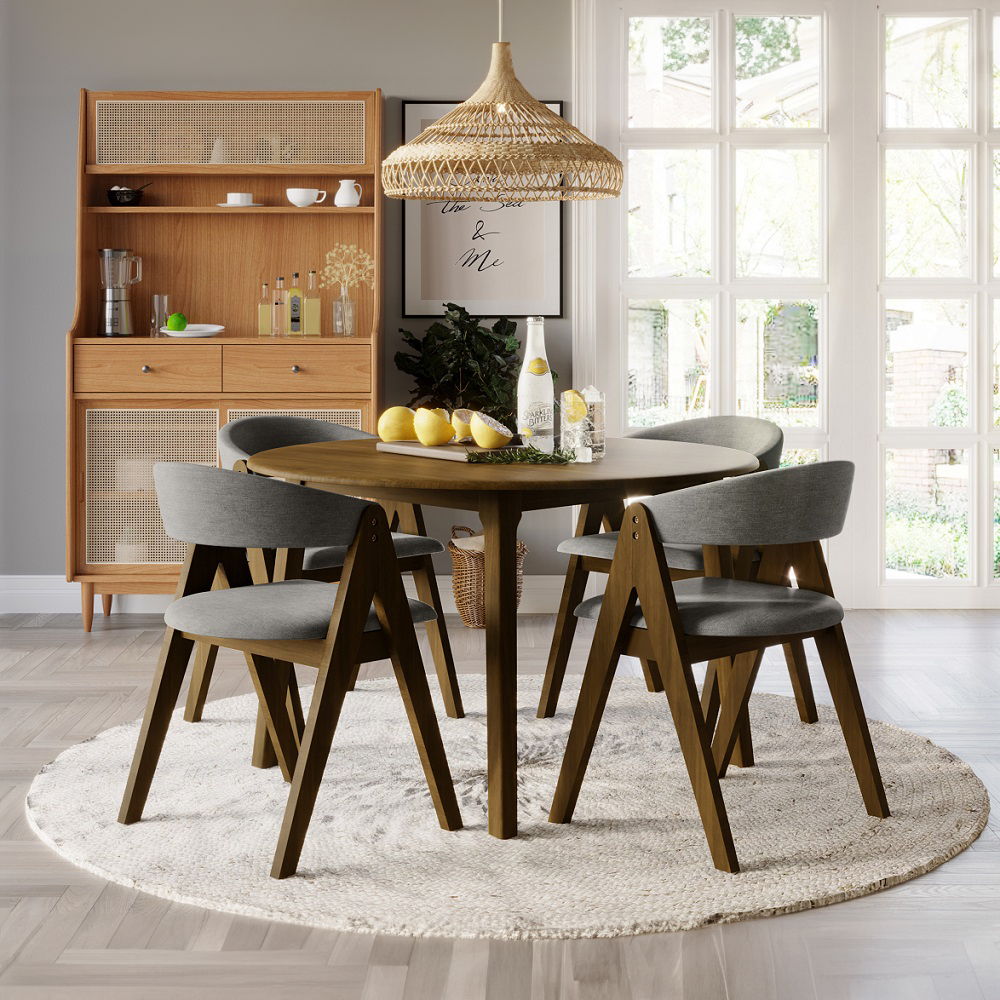 Keiki - Side Chair (Set-2) - Walnut