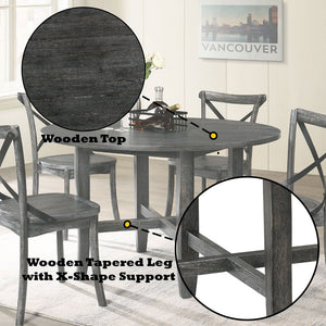 Kendric - Dining Table - Rustic Gray