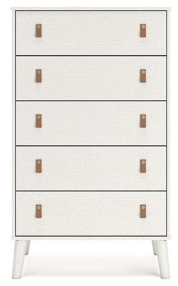 Aprilyn - White - Five Drawer Chest