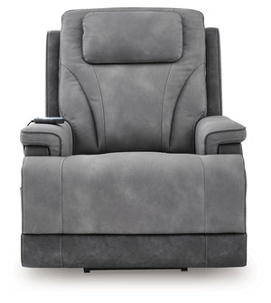 4Z-Peaceful Pause - Serenity Zone - Slate - Power Lift Recliner