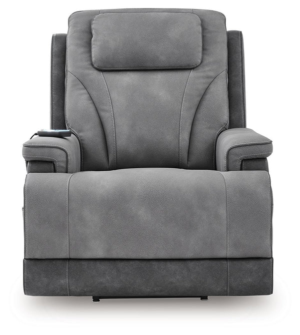 4Z-Peaceful Pause - Serenity Zone - Slate - Power Lift Recliner