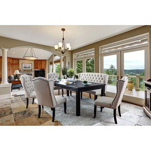 Sania 3-Seater Love Seat Bench