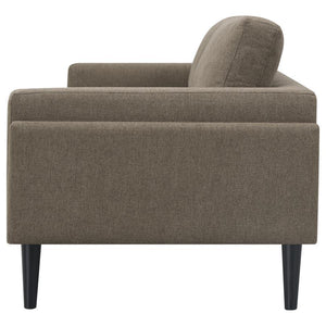 Rilynn - Upholstered Track Arm Sofa - Brown