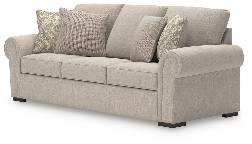 Looking for that perfect blend of timeless and cozy? This sofa delivers both, with classic roll arms and soft chenille upholstery that feels like a warm hug. There-'s plenty of space to curl up with a good book or stretch out for an afternoon nap. This ca