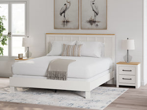  while the clean-lined panel headboard enhances its charming appeal. Looking for furniture that offers a peaceful escape from your daily routine? T