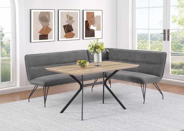  this banquette style seating is ideal for compact spaces like eat-in kitchens and apartments. The bench 