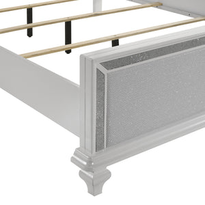 Stardust - 5/0 Queen Bed - White