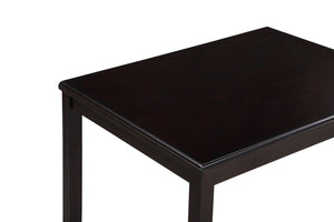 Gia - 5 Piece Rectangle Dining Set (Table & 4 Chairs) - Ebony