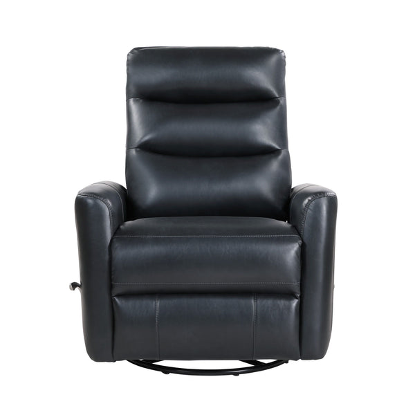  a sleek and contemporary addition to your living space. Equipped with an adjustable headrest and swivel base
