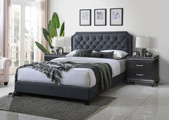 Gerri - King Bed - Gray