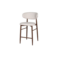 The Royce Counter Chair set offers a stylish and practical seating solution with a distinct mid-century modern flair. Each set includes two counter height chairs featuring a gracefully curved back and sleek, low-profile design that adds a refined touch to