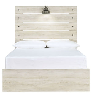 Cambeck - Whitewash - Full Panel Bed