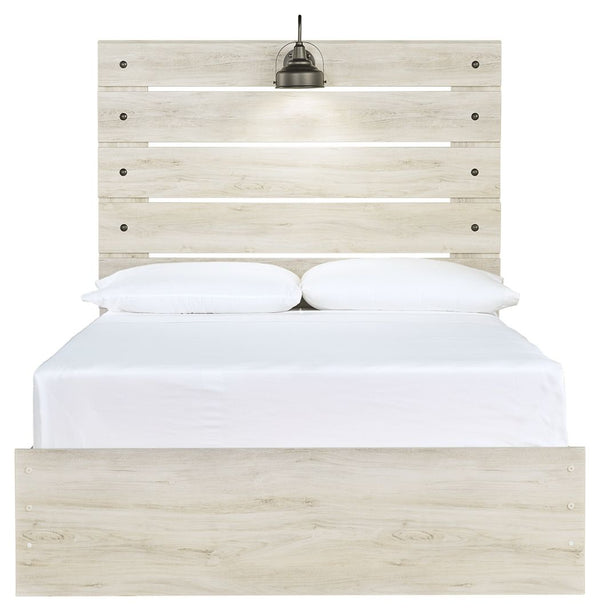 Cambeck - Whitewash - Full Panel Bed