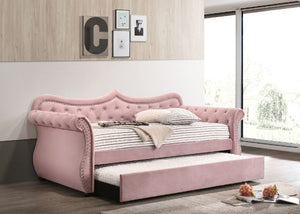 Adkins - Daybed - Pink Velvet