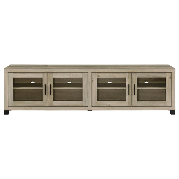 Sachin 3-piece 79-inch TV Entertainment Center Antique Pine