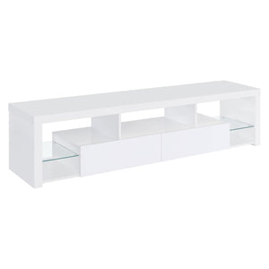 Jude 3-piece 71-inch TV Entertainment Center White High Gloss