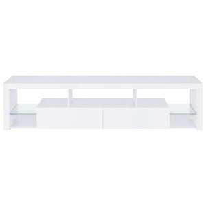Jude 3-piece 71-inch TV Entertainment Center White High Gloss